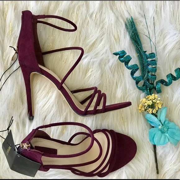 Forever 21 Shoes - Eggplant Strappy Heels